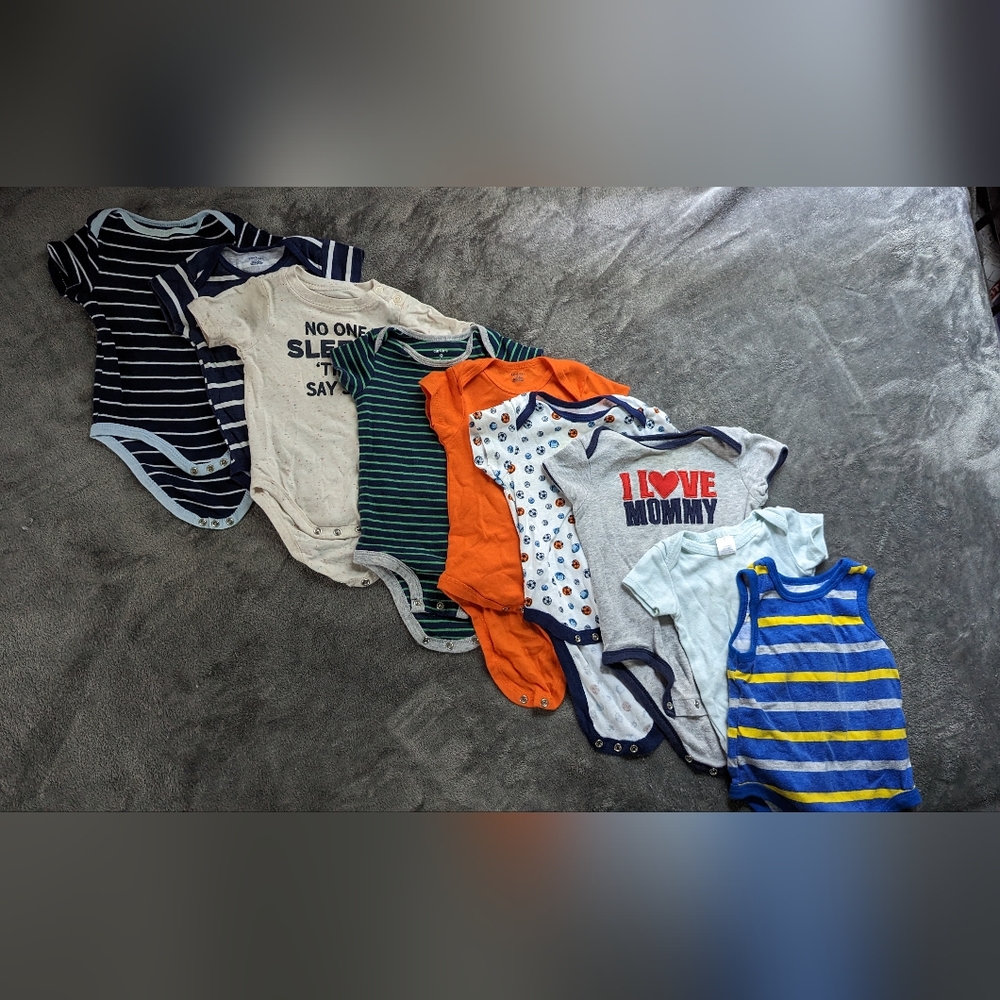 6-9 month boy onsies